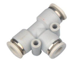 PET Durchmesser Rohr des gleiche T-Stück Plastikluft-passender Drucks 1.5Mpa bis zu 16mm