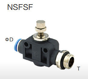 Luft-Drossel-Ventil NSFSF justierbares von der Rohr-Seite, zum des drehbaren Seitenkörpers zu verlegen